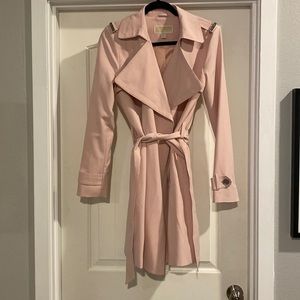 Michael Kors Blush Pink Trench Coat